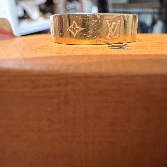 Louis Vuitton Nanogram monogram brass ring💕 - Picture 9 of 14